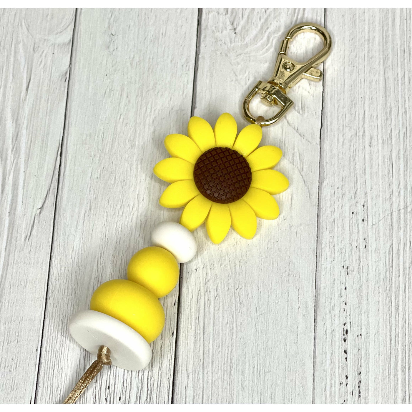 Yellow Daisy Keychain