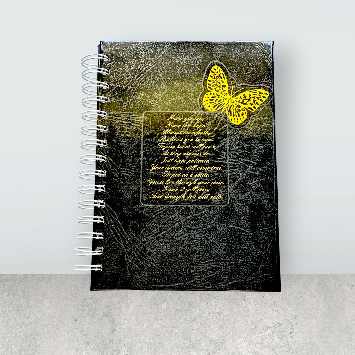 Butterfly Poem Notebook (Plain Pages)