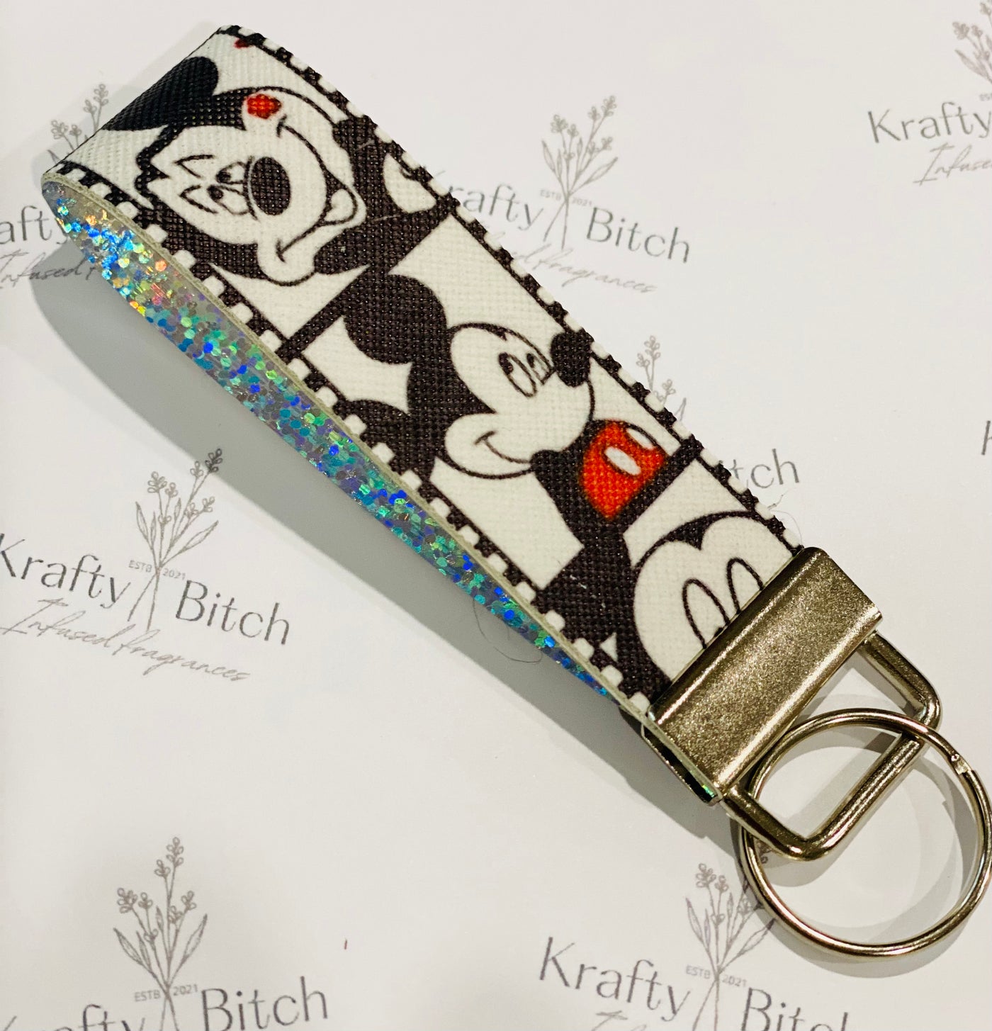 Mini Mickey Mouse fob