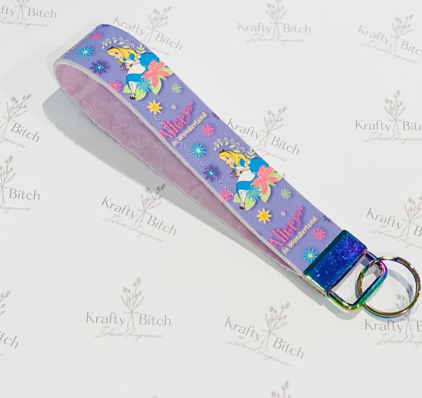 Alice in Wonderland key fob