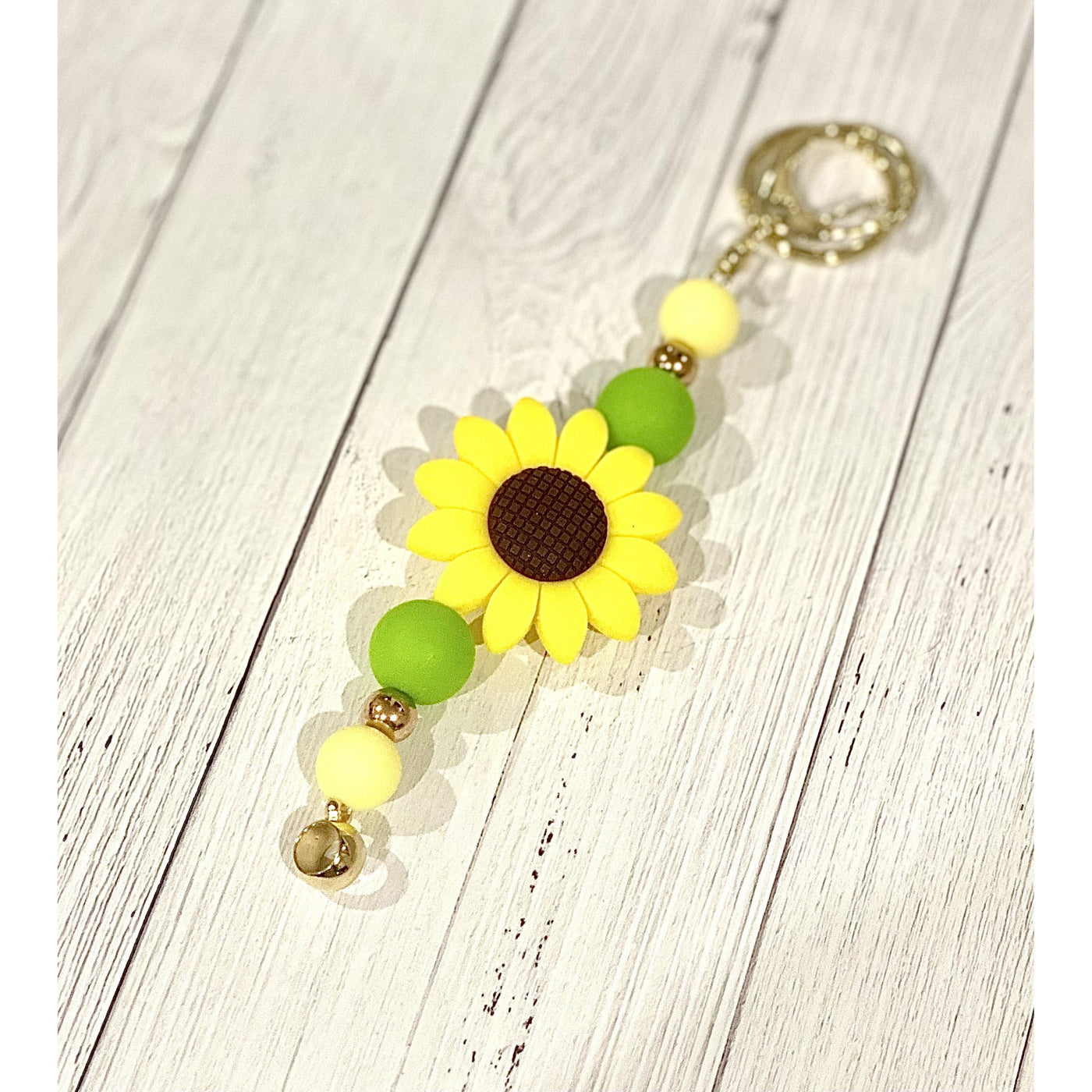 Yellow Daisy Keychain