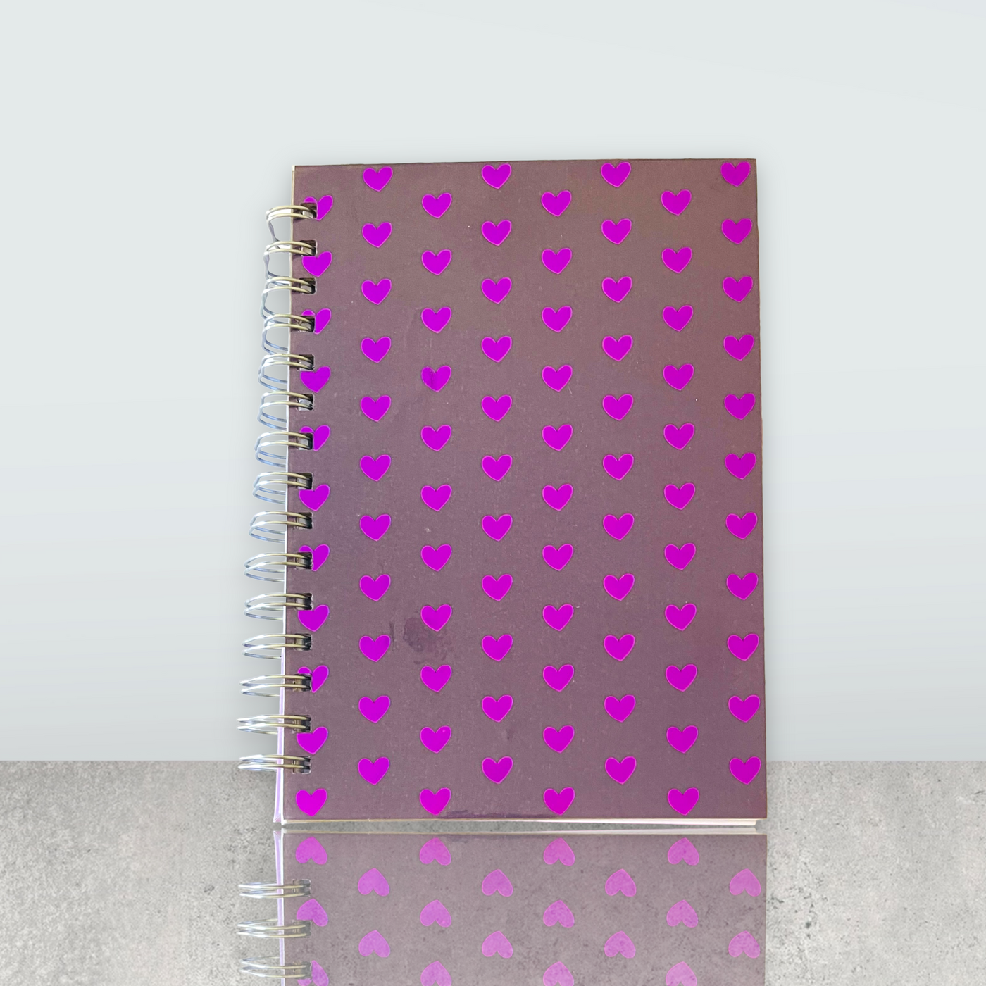 Love Hearts Notebook (Plain Pages)