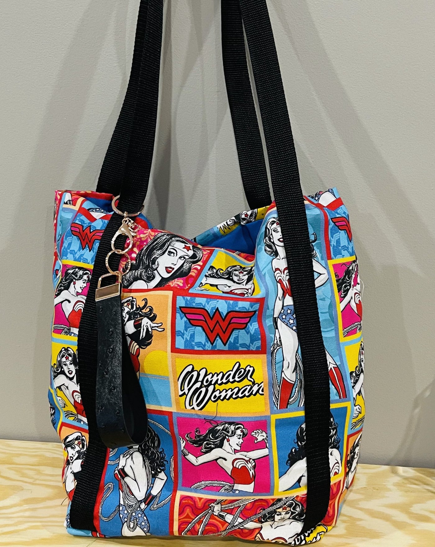 Wonder woman tote on sale bag