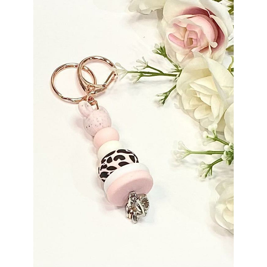 Pink Minnie Keychain